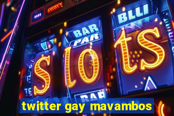 twitter gay mavambos